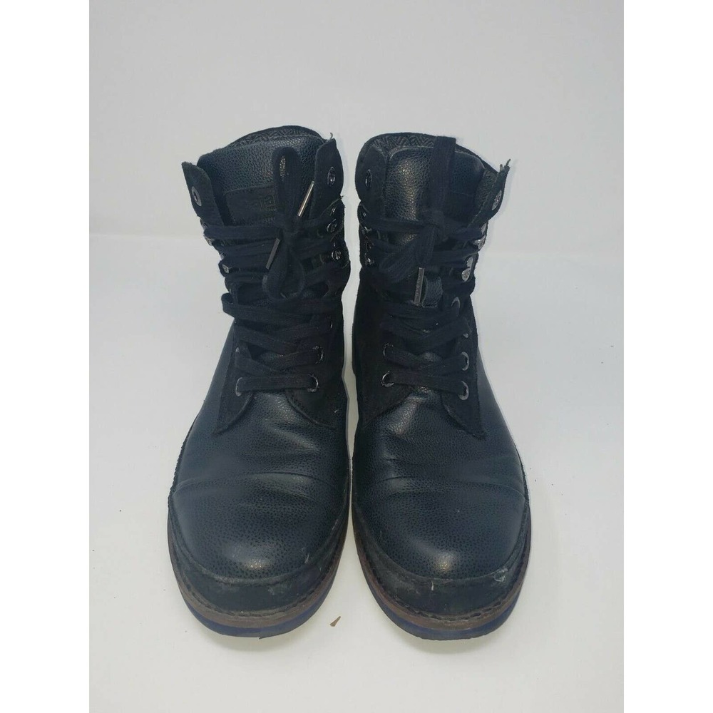 Pajar Canada Earl Flannel-Lined Waterproof Leather‎ Black Boots Size 8.5